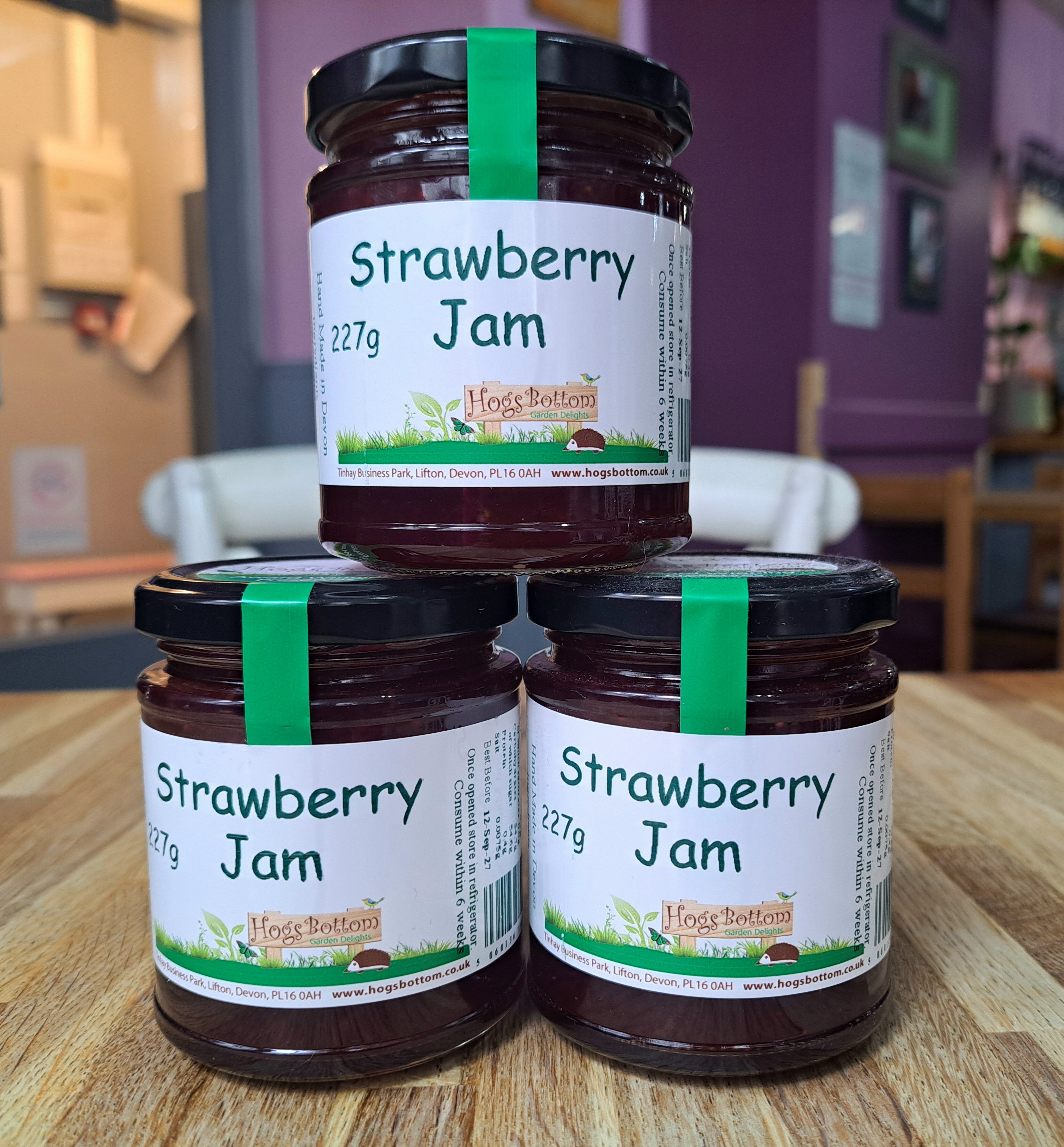 Devon Strawberry Jam (3 x 227g)